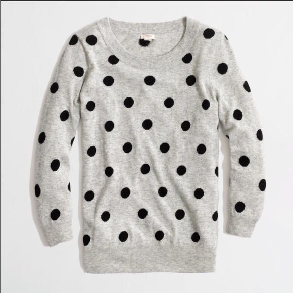 J. Crew Sweaters - J. Crew Charley Polka Dot Sweater